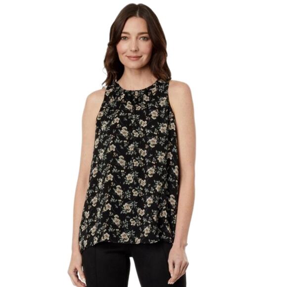Vince Camuto Women's Sleeveless Floral Blouse Size Medium NWT - Picture 1 of 11